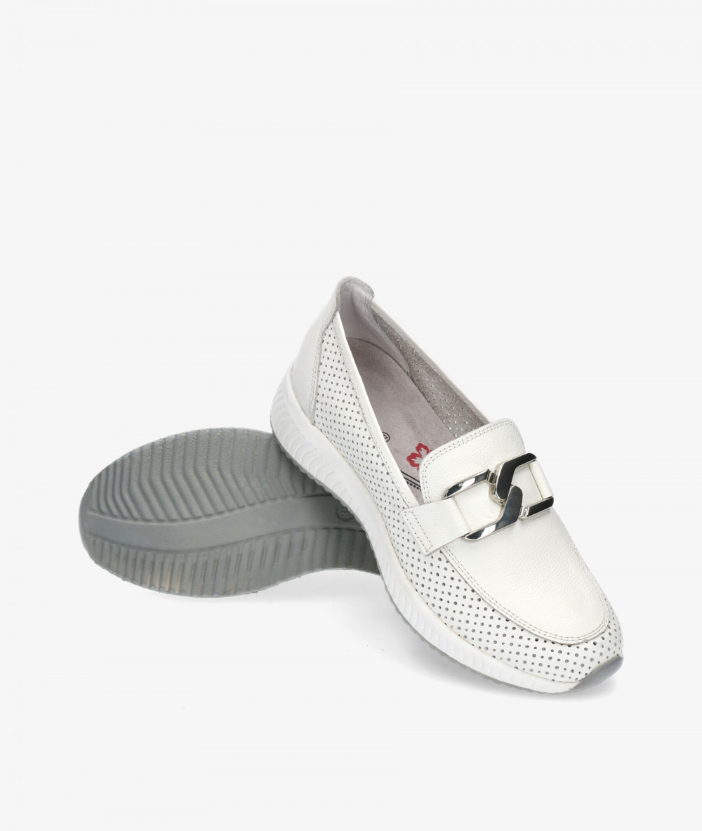 Mocasines St. Gallen BOSTON en blanco