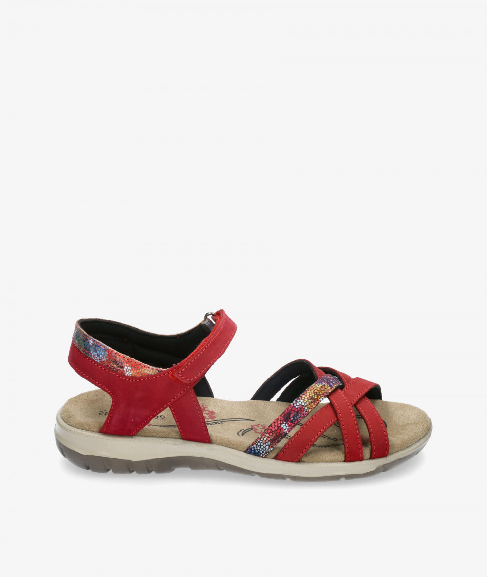 Sandalias St. Gallen  VITORIA  en cereza