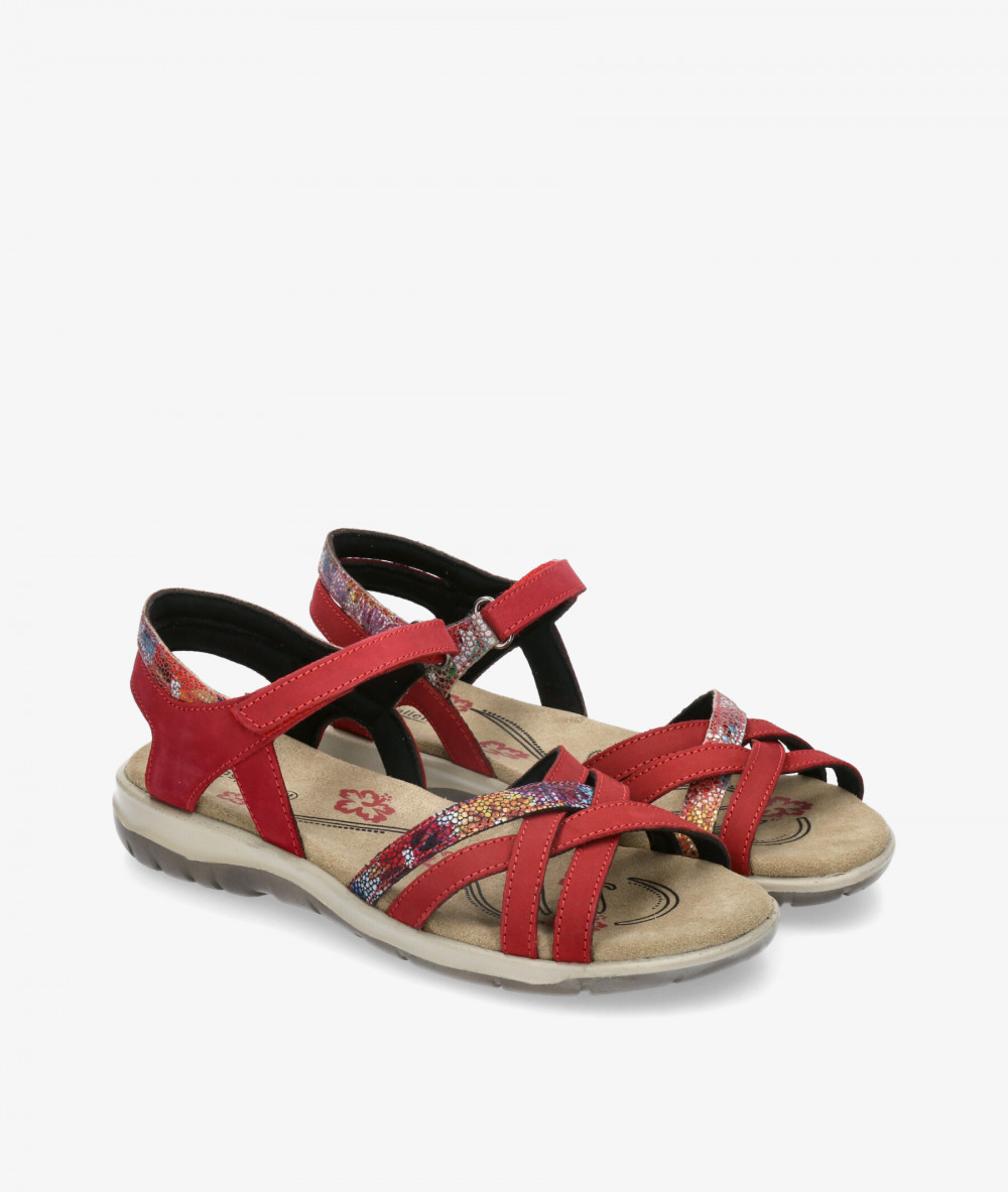 Sandalias St. Gallen  VITORIA  en cereza