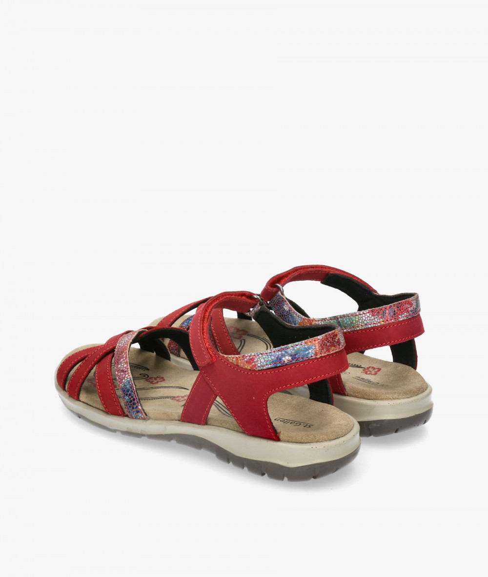 Sandalias St. Gallen  VITORIA  en cereza
