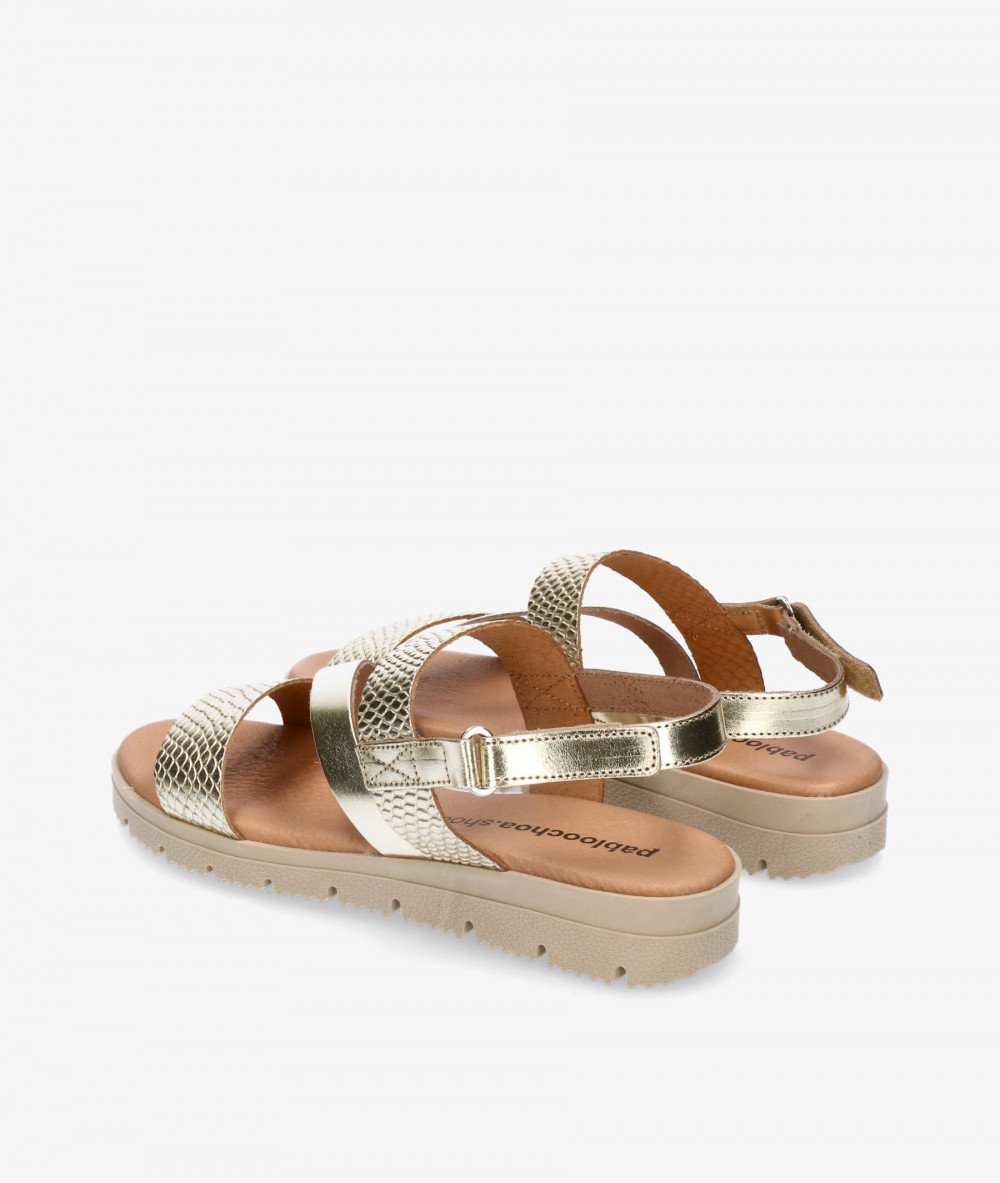 Sandalias pabloochoa.shoes  1807 en platino