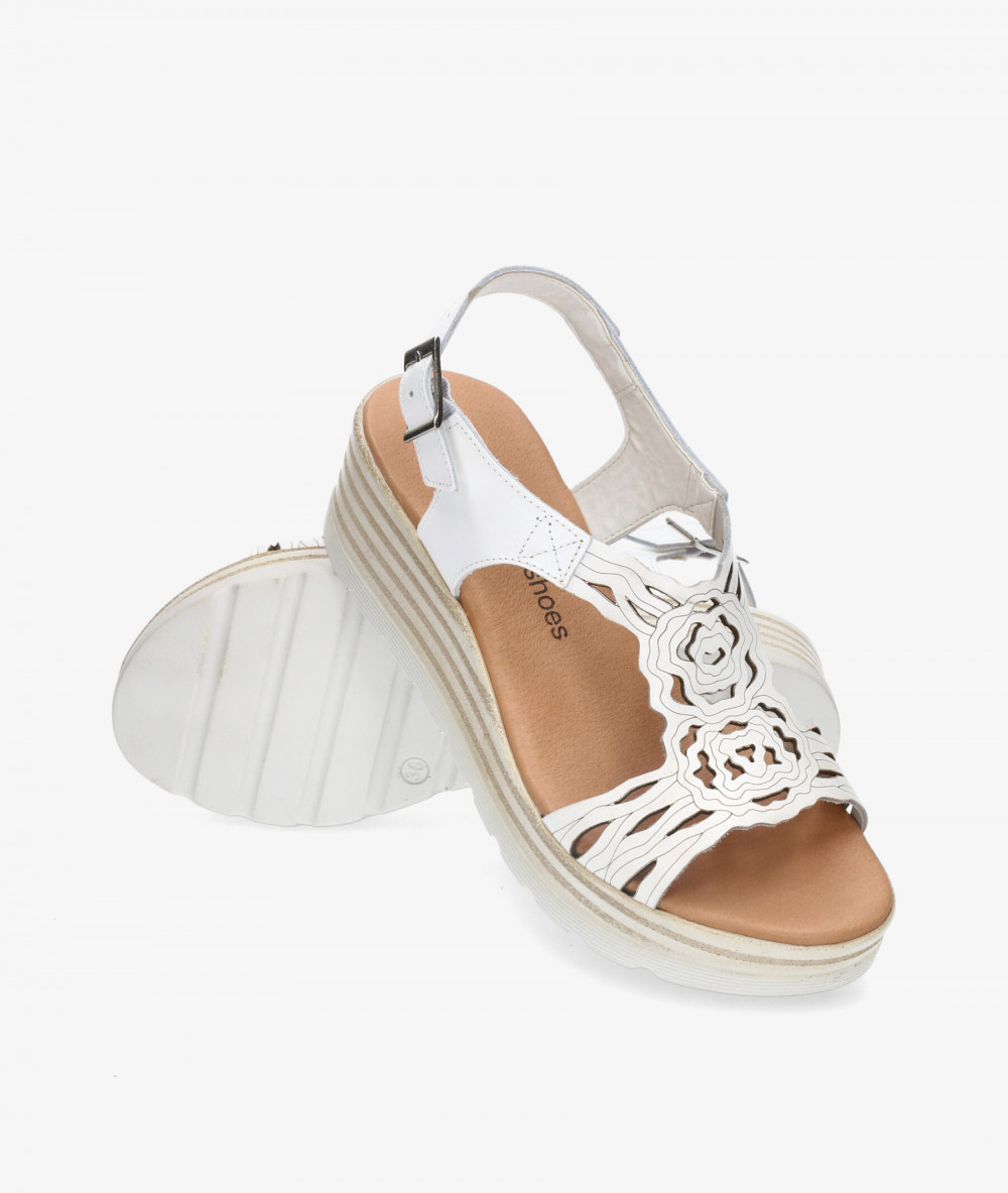 Sandalias pabloochoa.shoes  9062 en blanco