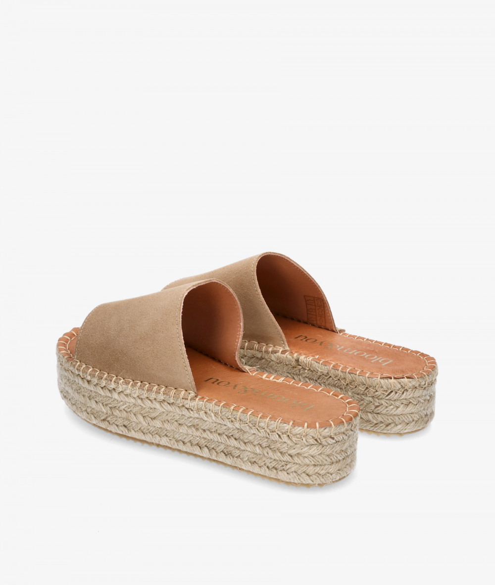 Alpargatas bloom&you  DANDELION en serraje beige