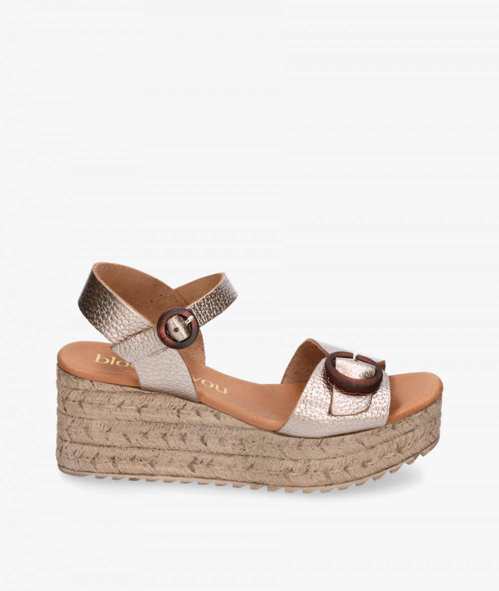 Sandalias bloom&you  URBAN en platino