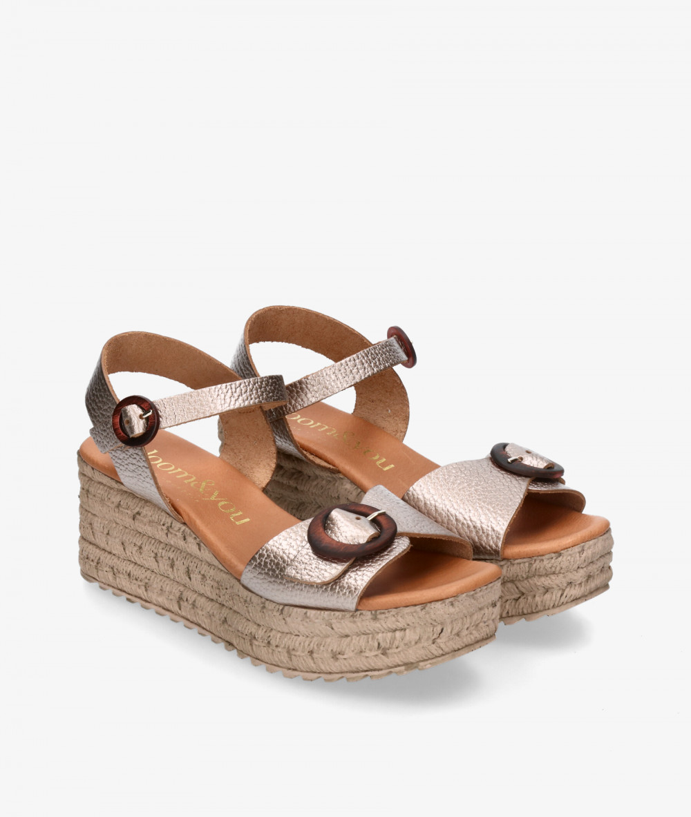 Sandalias bloom&you  URBAN en platino