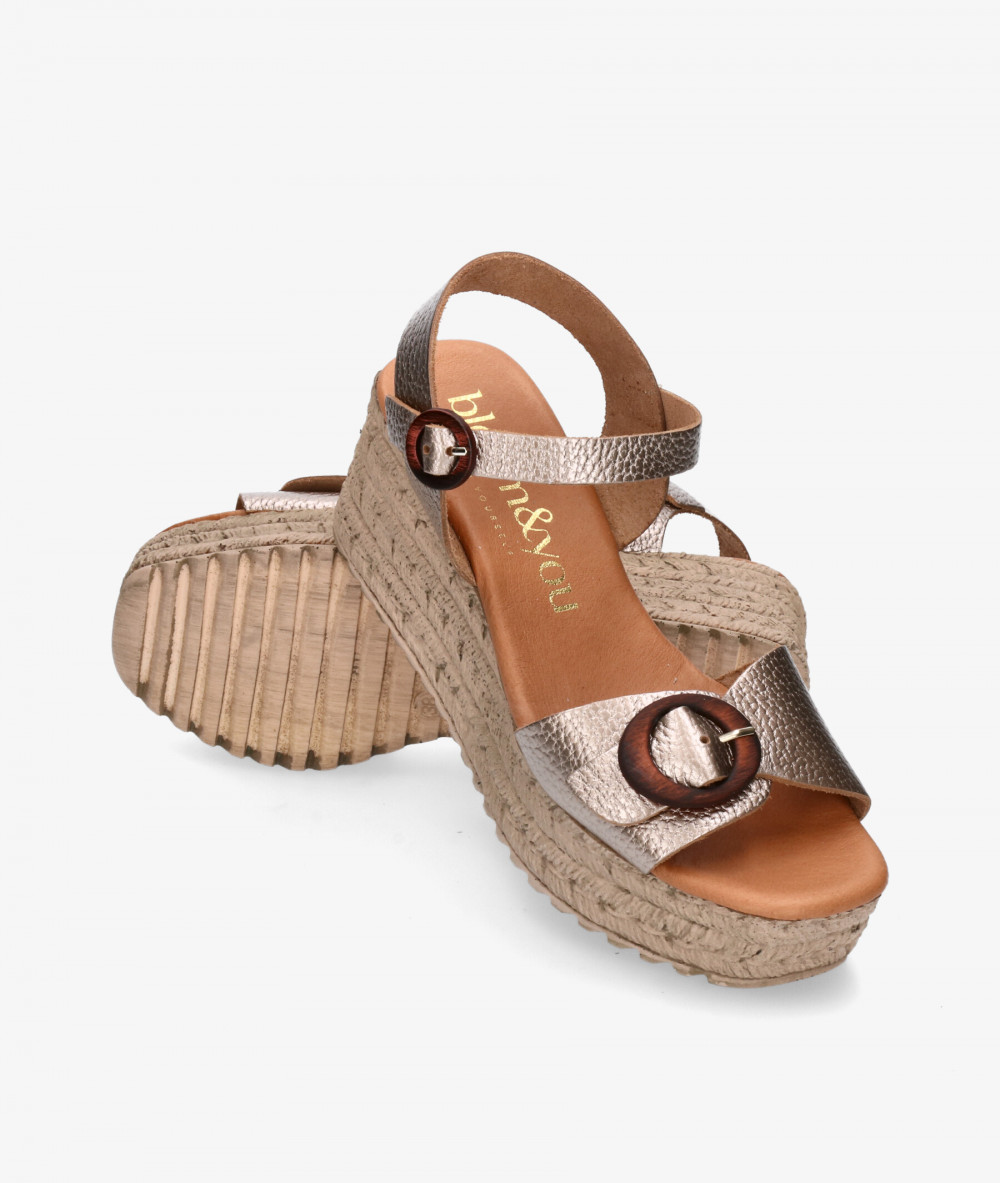 Sandalias bloom&you  URBAN en platino