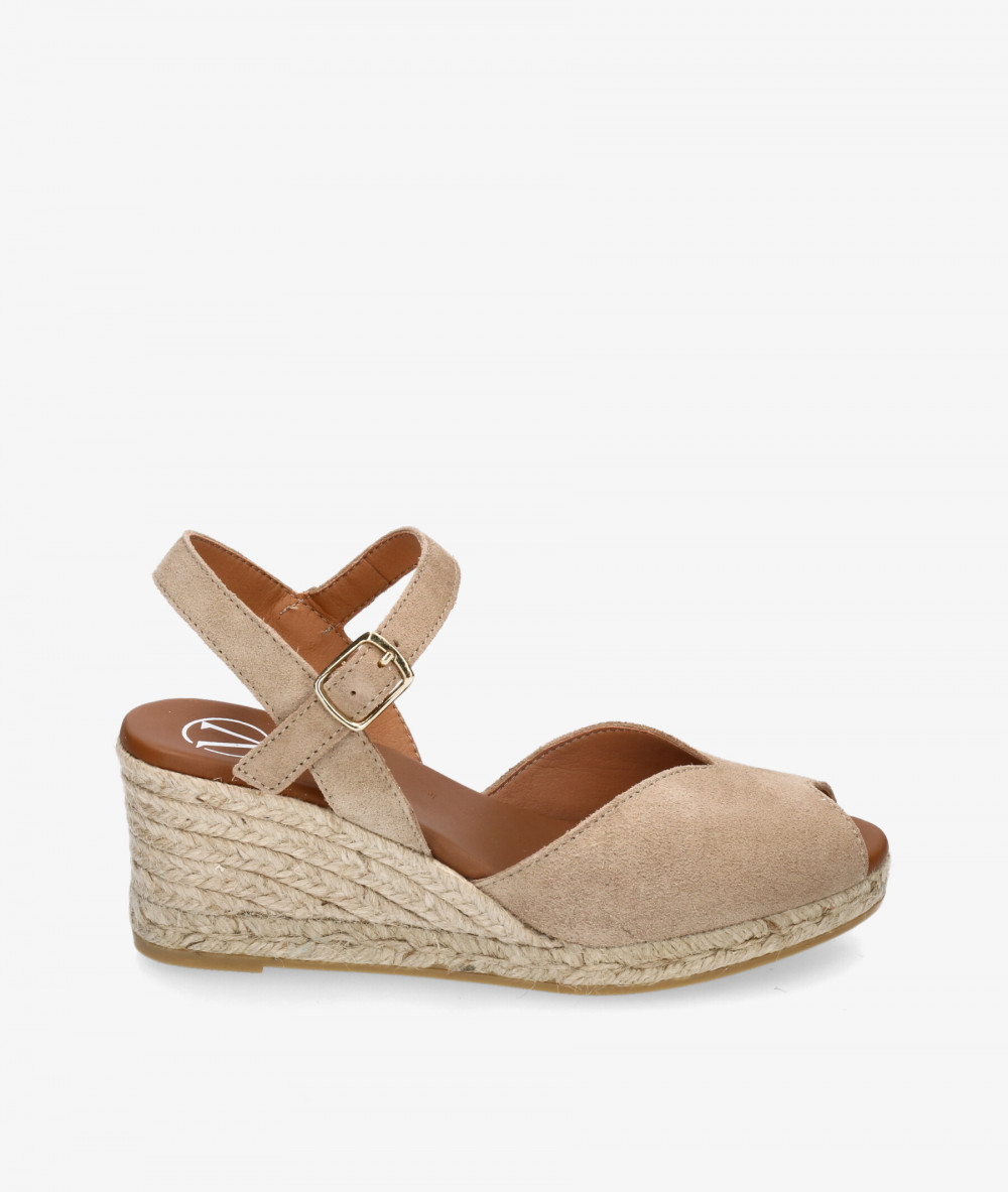 Viguera Espadrilles  2008 VIG in taupe suede