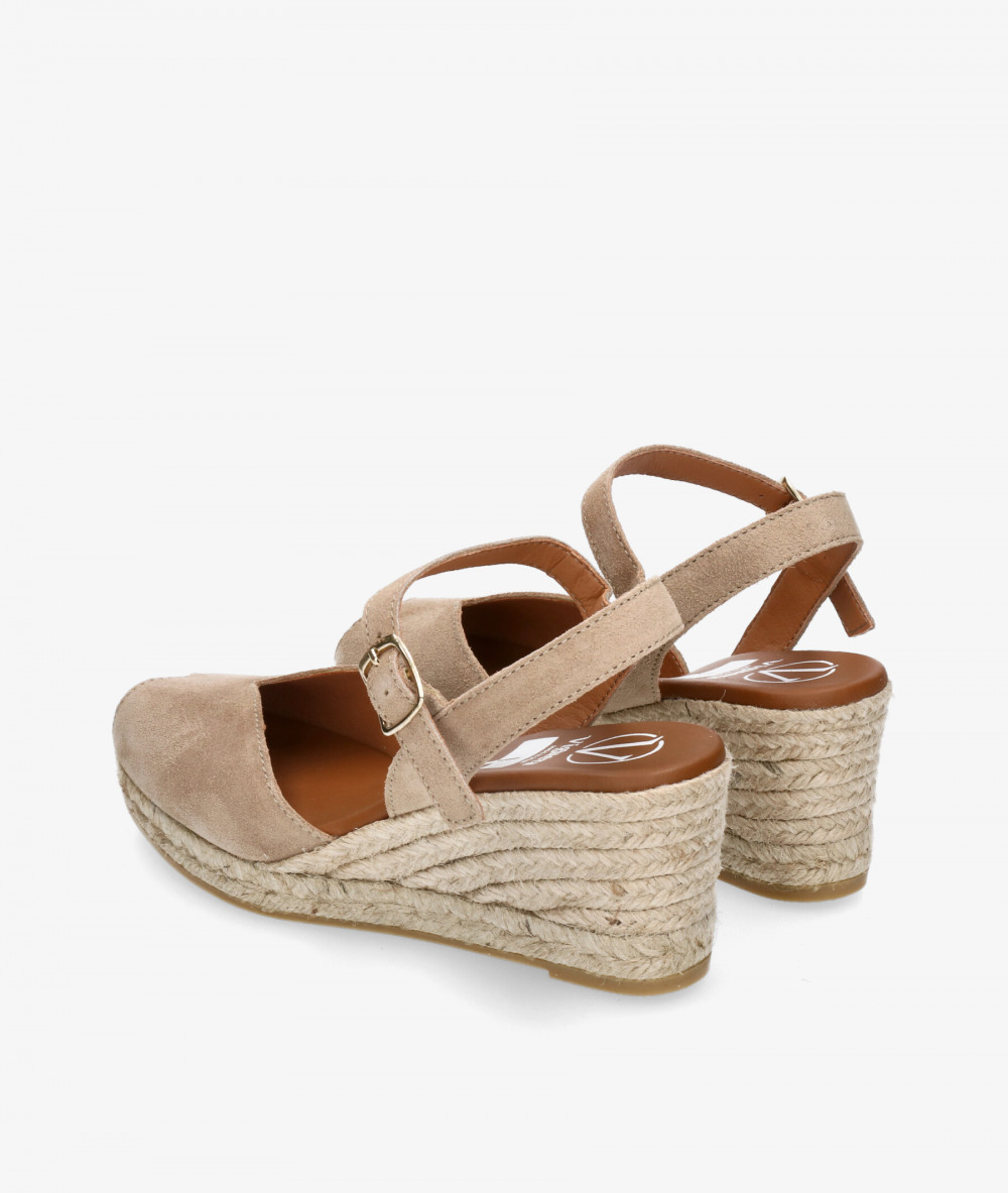 Viguera Espadrilles  2008 VIG in taupe suede