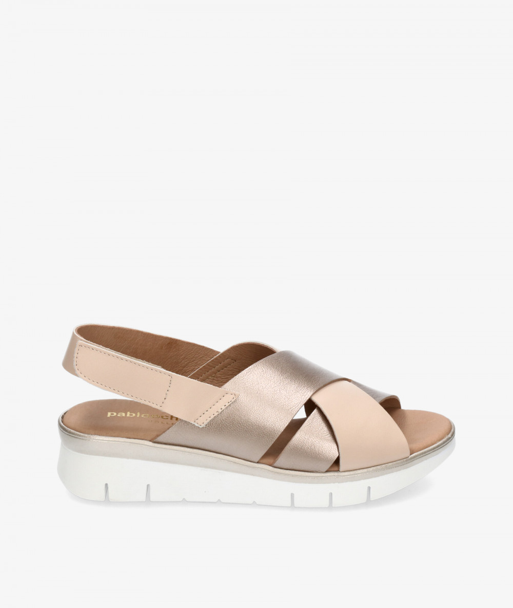 Sandalias pabloochoa.shoes  35012 en beige Sandalias pabloochoa.shoes  35012 en beige
