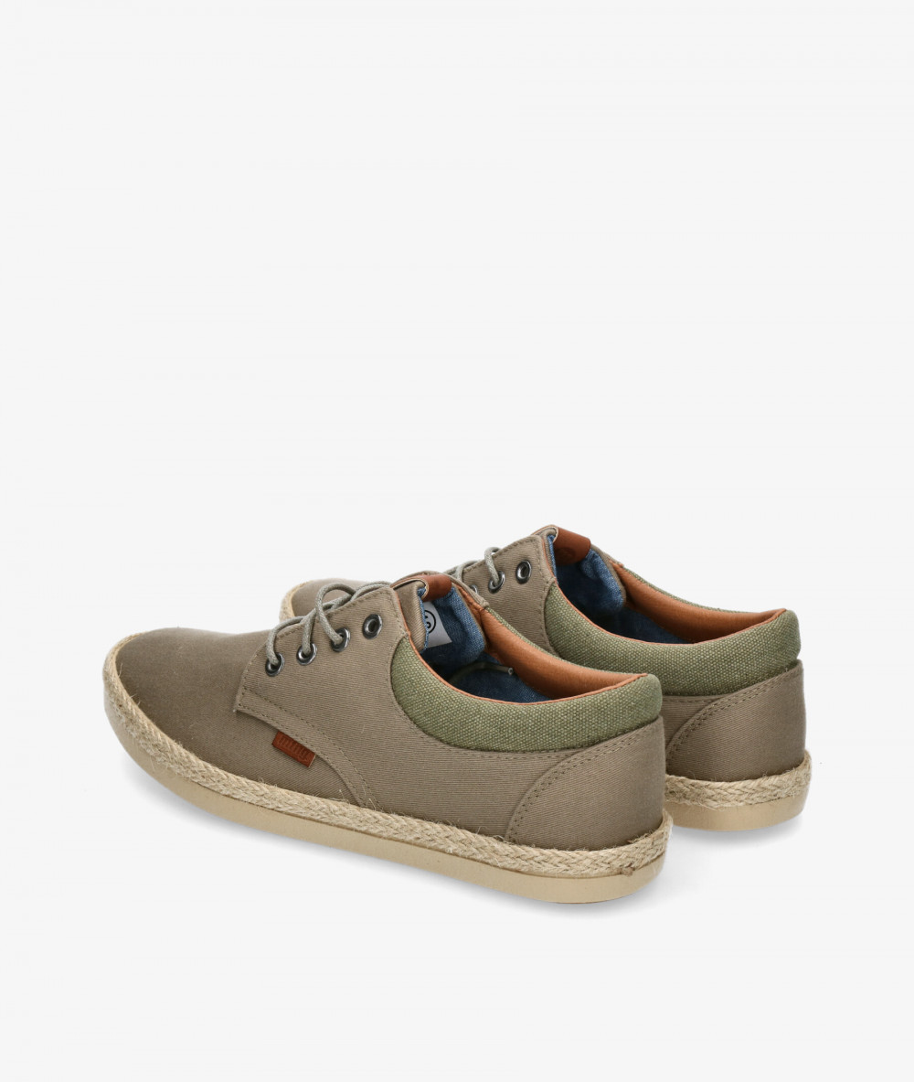 Mustang Espadrille 84666 in kaki