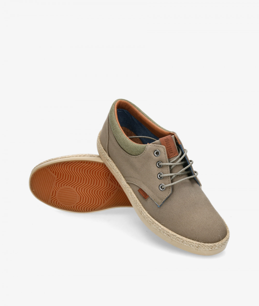 Mustang Espadrille 84666 in kaki