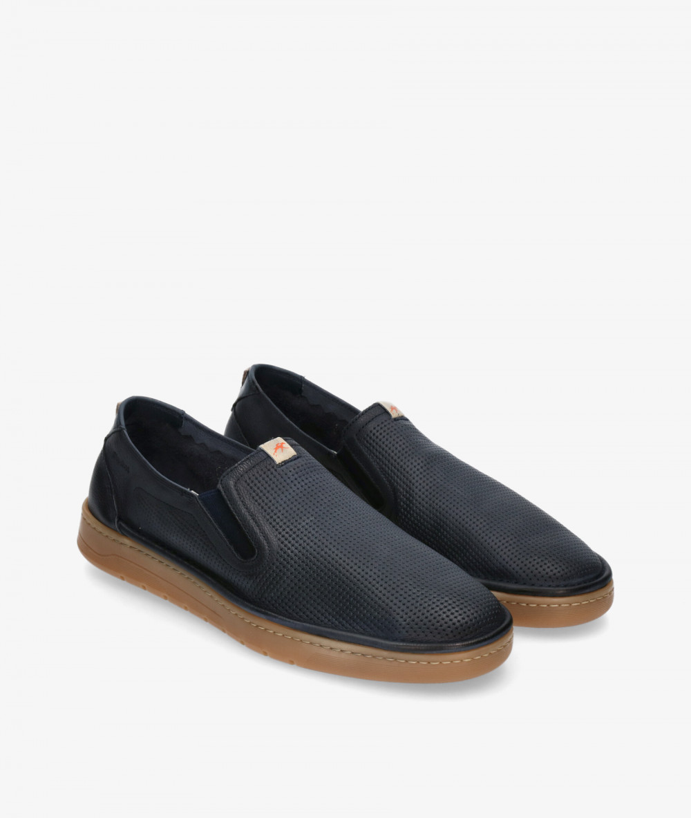 Fluchos Sport rubber sole shoes F1946 in navy blue