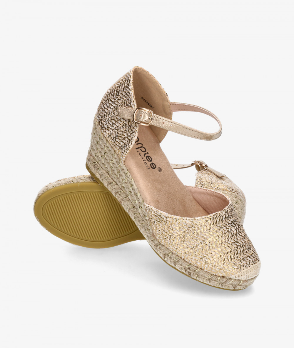 Amarpies Espadrilles  26487 in platinum