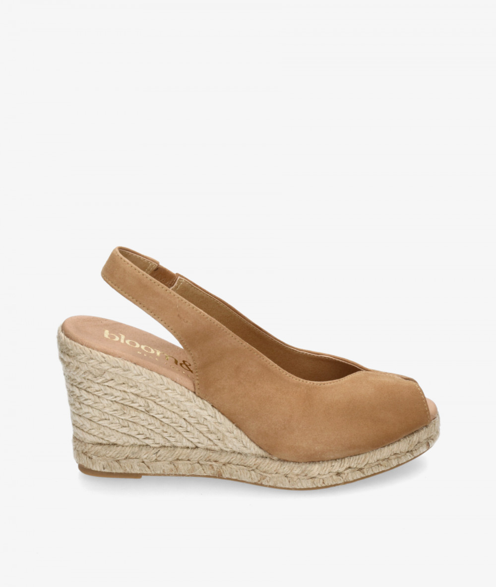 bloom&you Espadrilles  CUBI in taupe suede