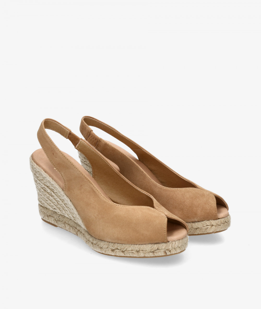 bloom&you Espadrilles  CUBI in taupe suede