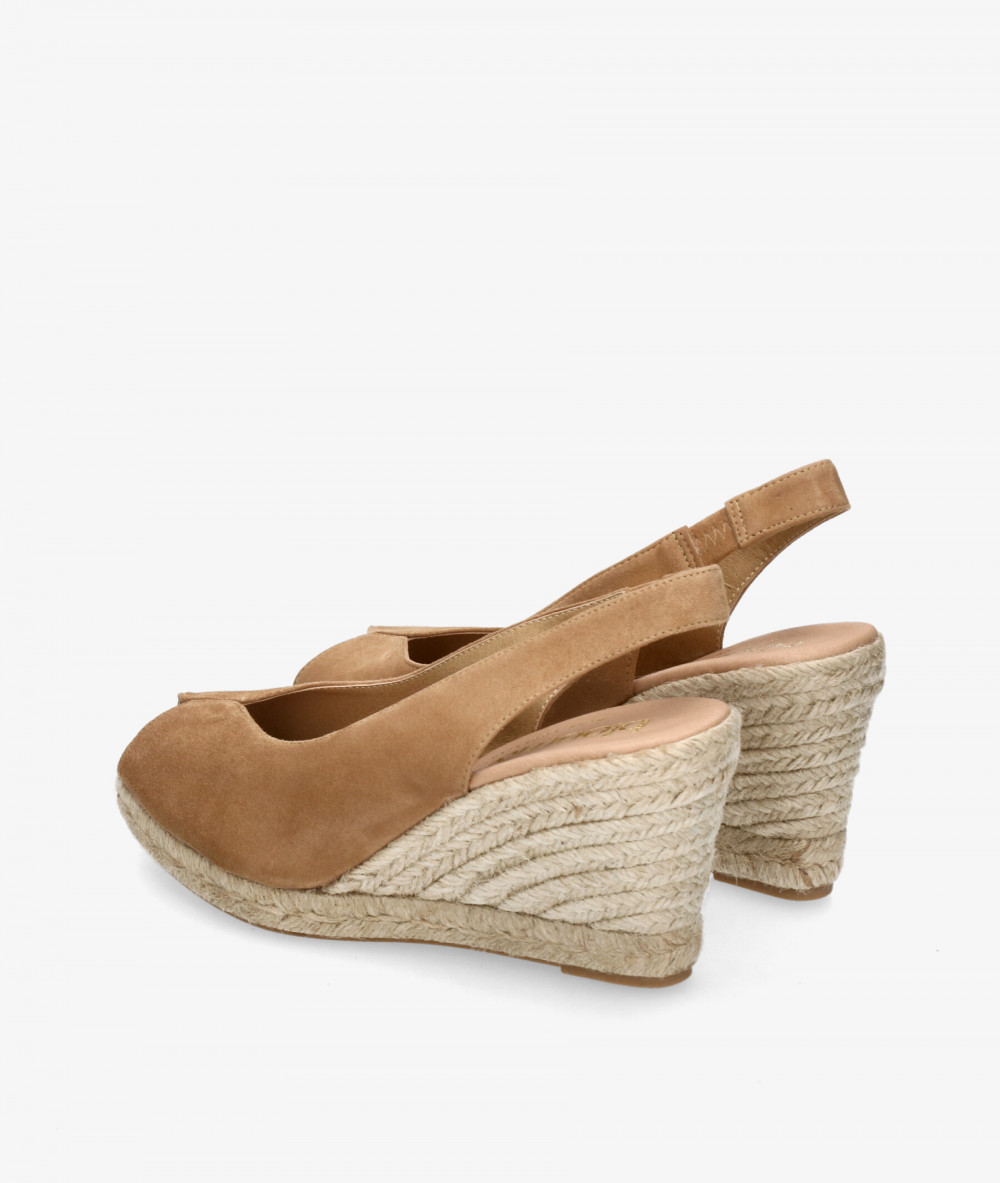 bloom&you Espadrilles  CUBI in taupe suede