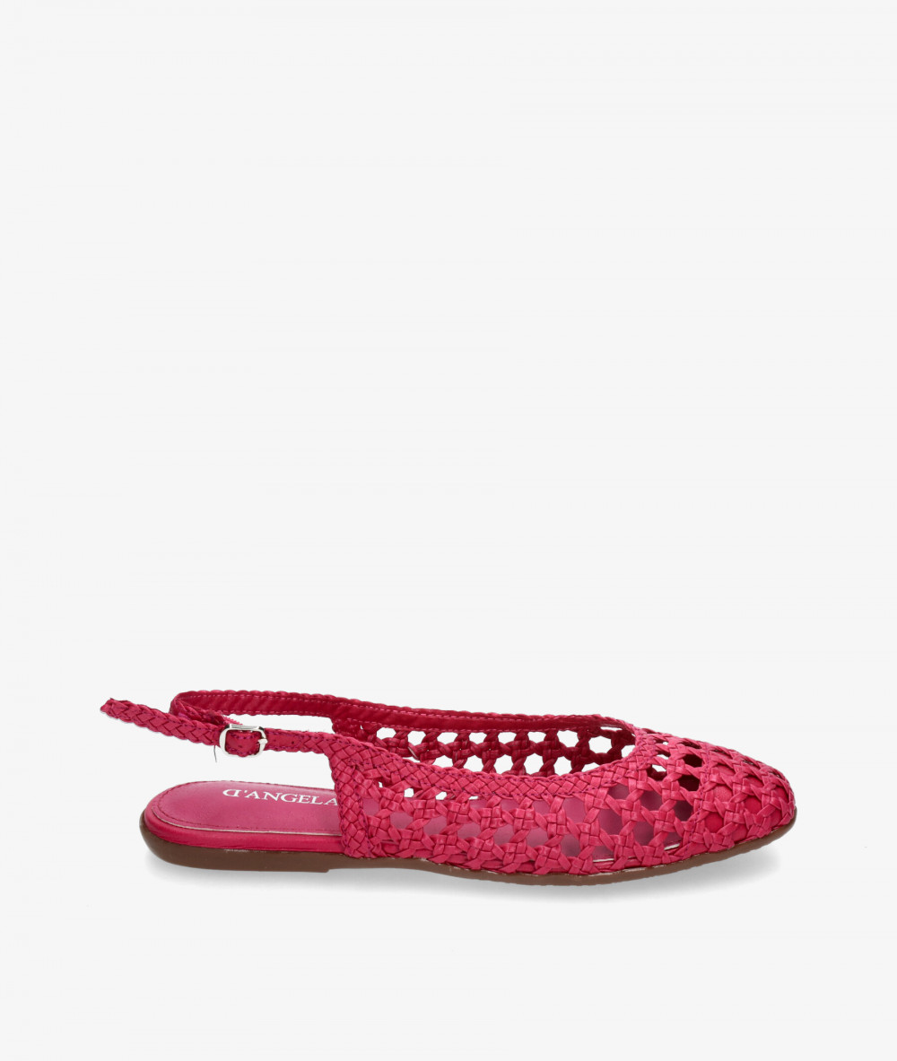 Zapatos de vestir D'angela 26113 en fucsia