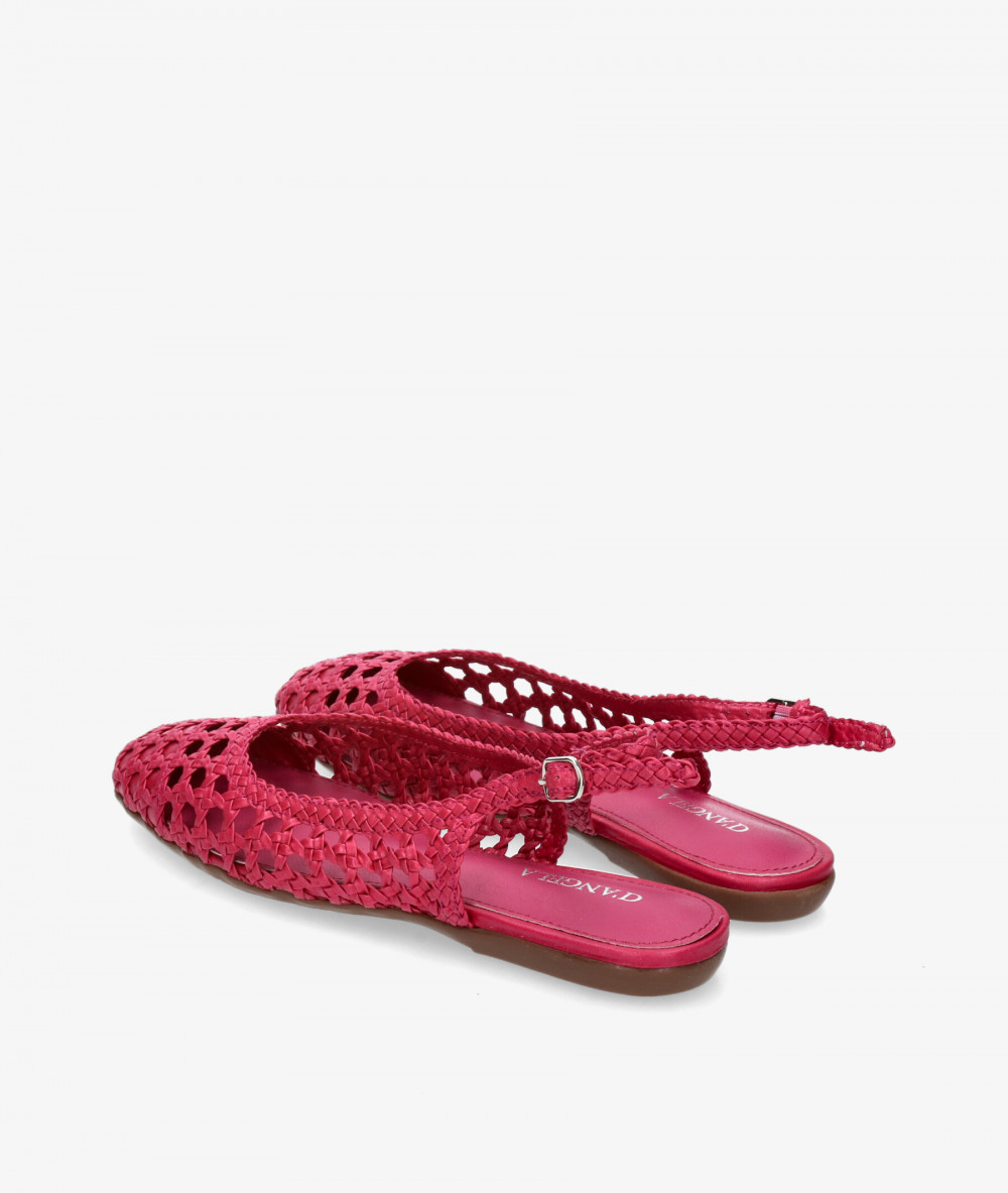 Zapatos de vestir D'angela 26113 en fucsia