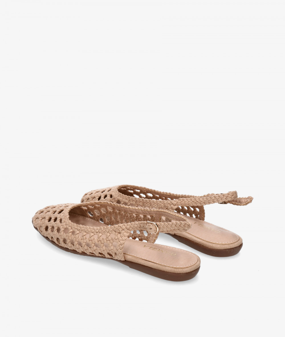 Zapatos de vestir D'angela 26113 en topo