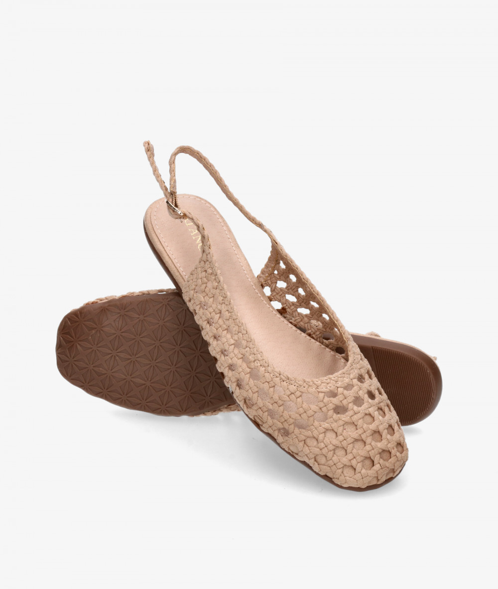 Zapatos de vestir D'angela 26113 en topo