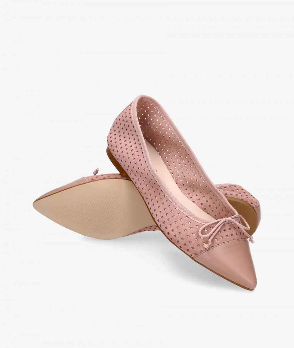 bloom&you Ballerinas JULIETA in nude suede