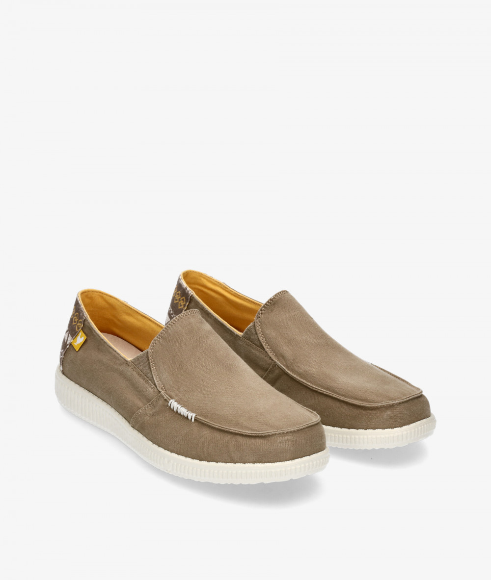 Walk in Pitas Canvas shoes WP150 INTI in taupe