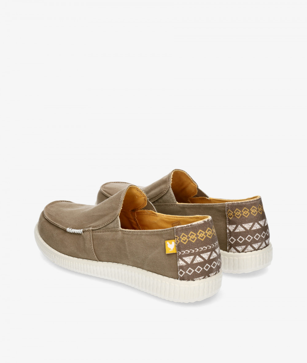 Walk in Pitas Canvas shoes WP150 INTI in taupe