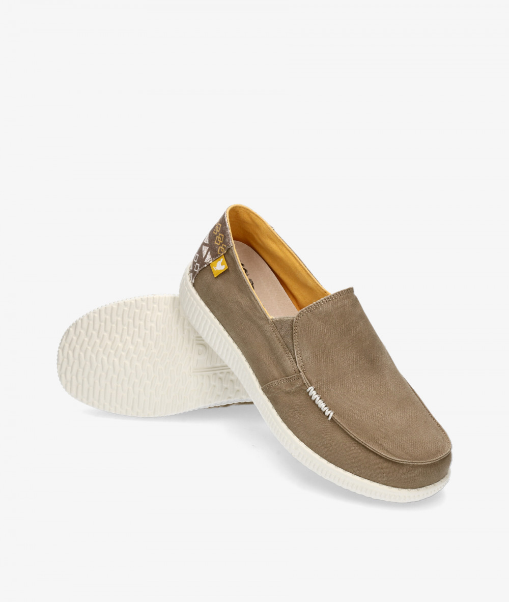 Walk in Pitas Canvas shoes WP150 INTI in taupe