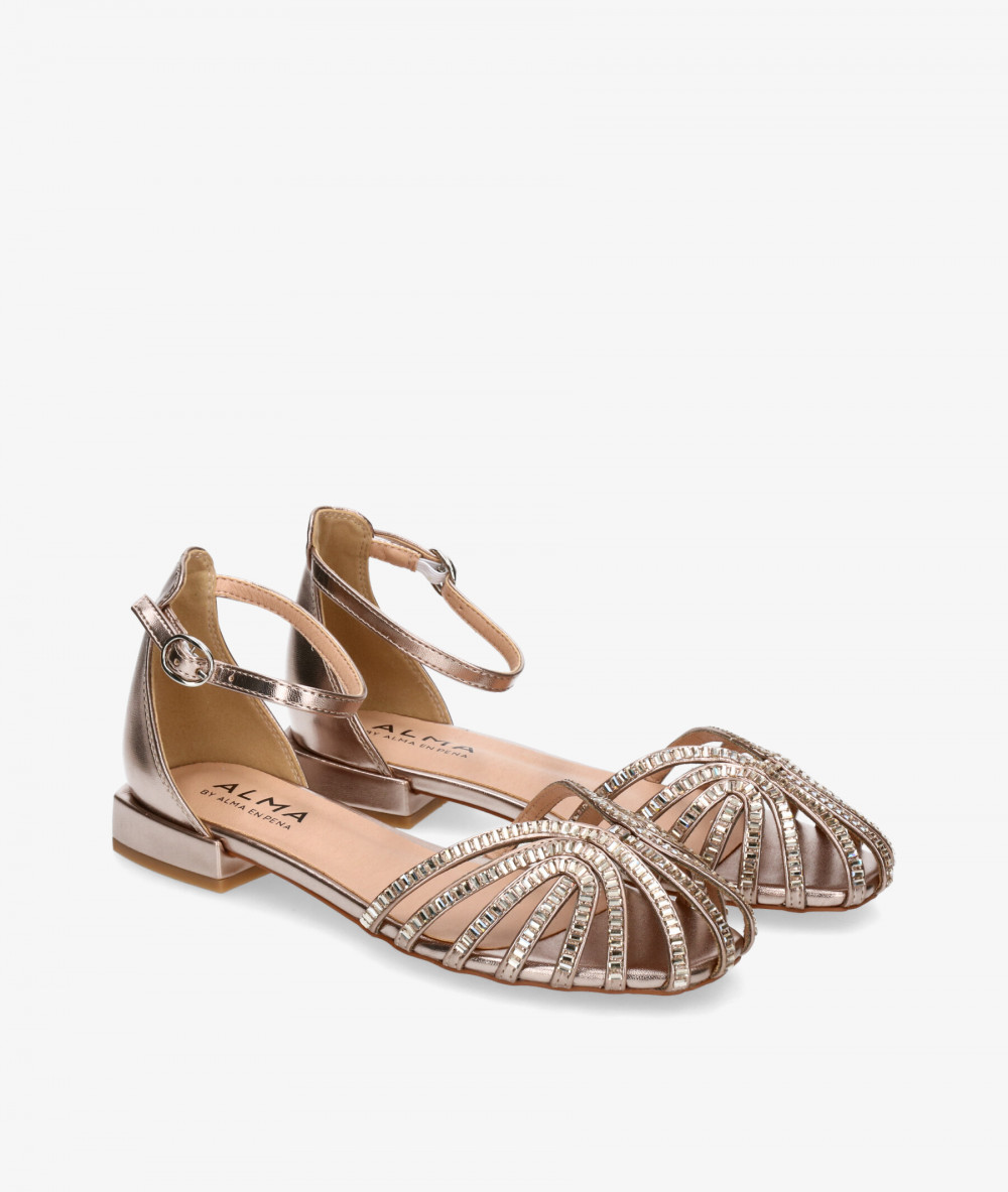 Sandalias Planas Sandalias Cangrejeras Mujer Vestir Sandalias