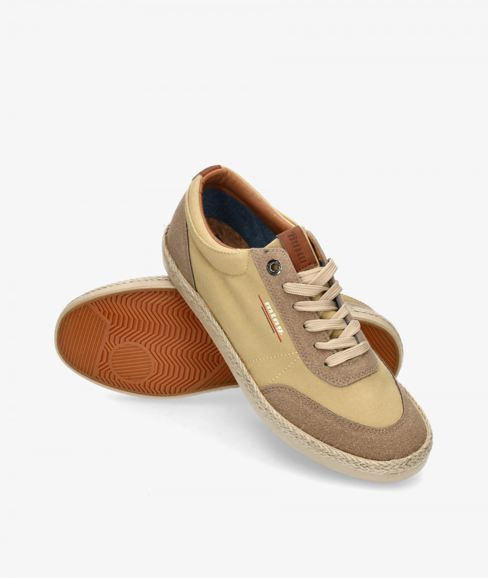 Mustang Espadrille 84479 in mustard