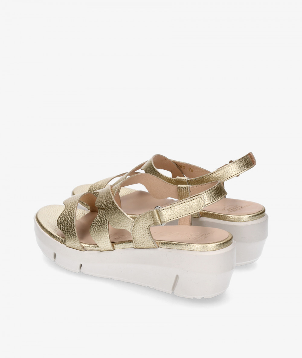 Wonders Sandals  D-8280 in platinum