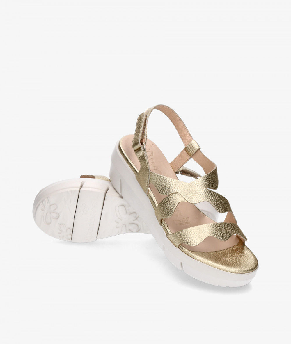 Wonders Sandals  D-8280 in platinum