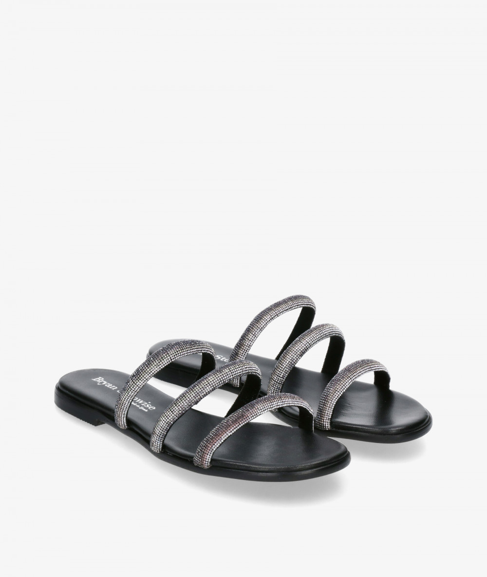 Bryan Sandals  1539 in black