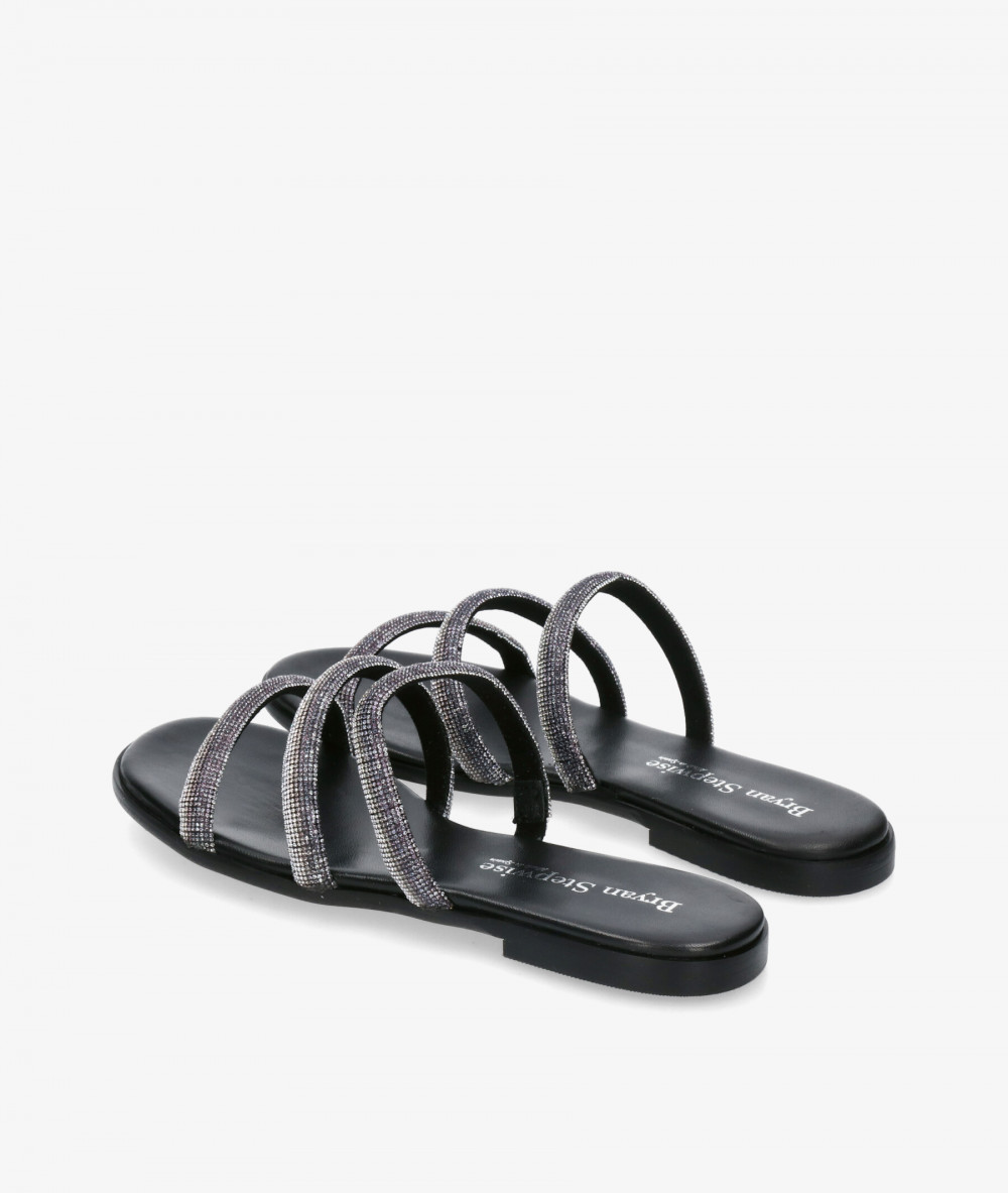 Bryan Sandals  1539 in black