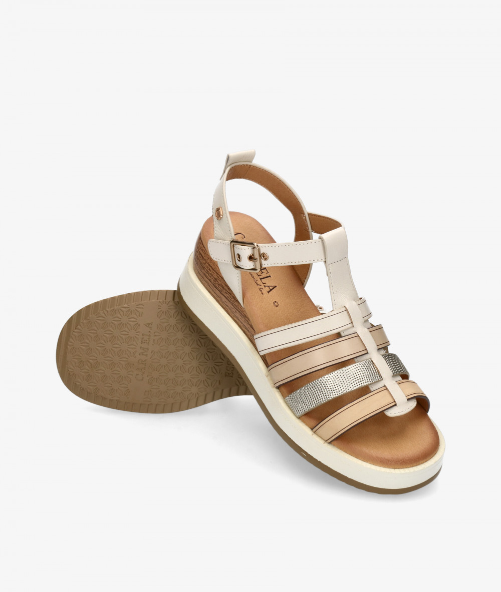 Carmela Sandals  161607 in off-white
