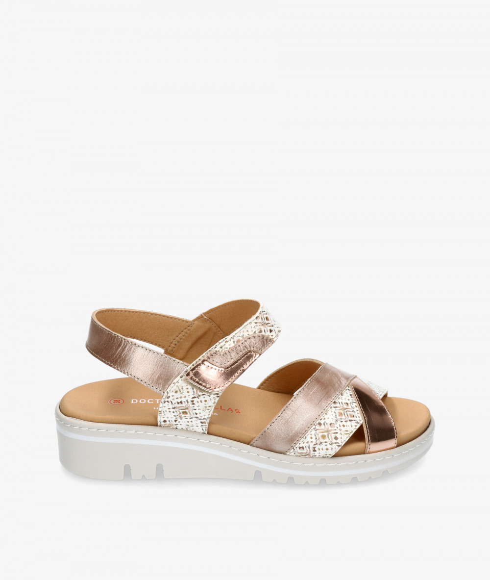 DOCTOR CUTILLAS Sandals  36142 in nuce metallic