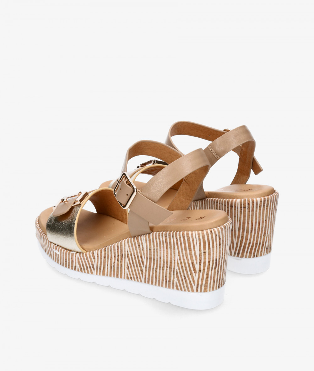 Sandalias pabloochoa.shoes  51221 en platino