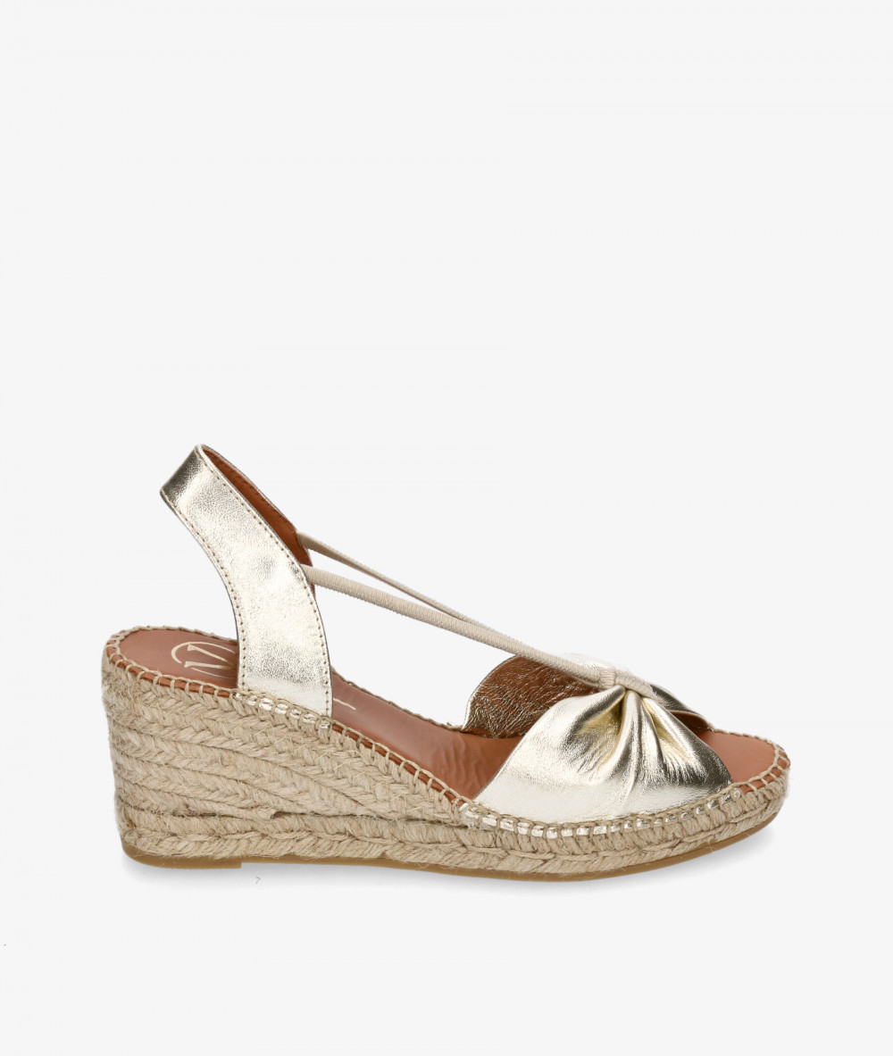 Viguera Espadrilles  1909 in gold