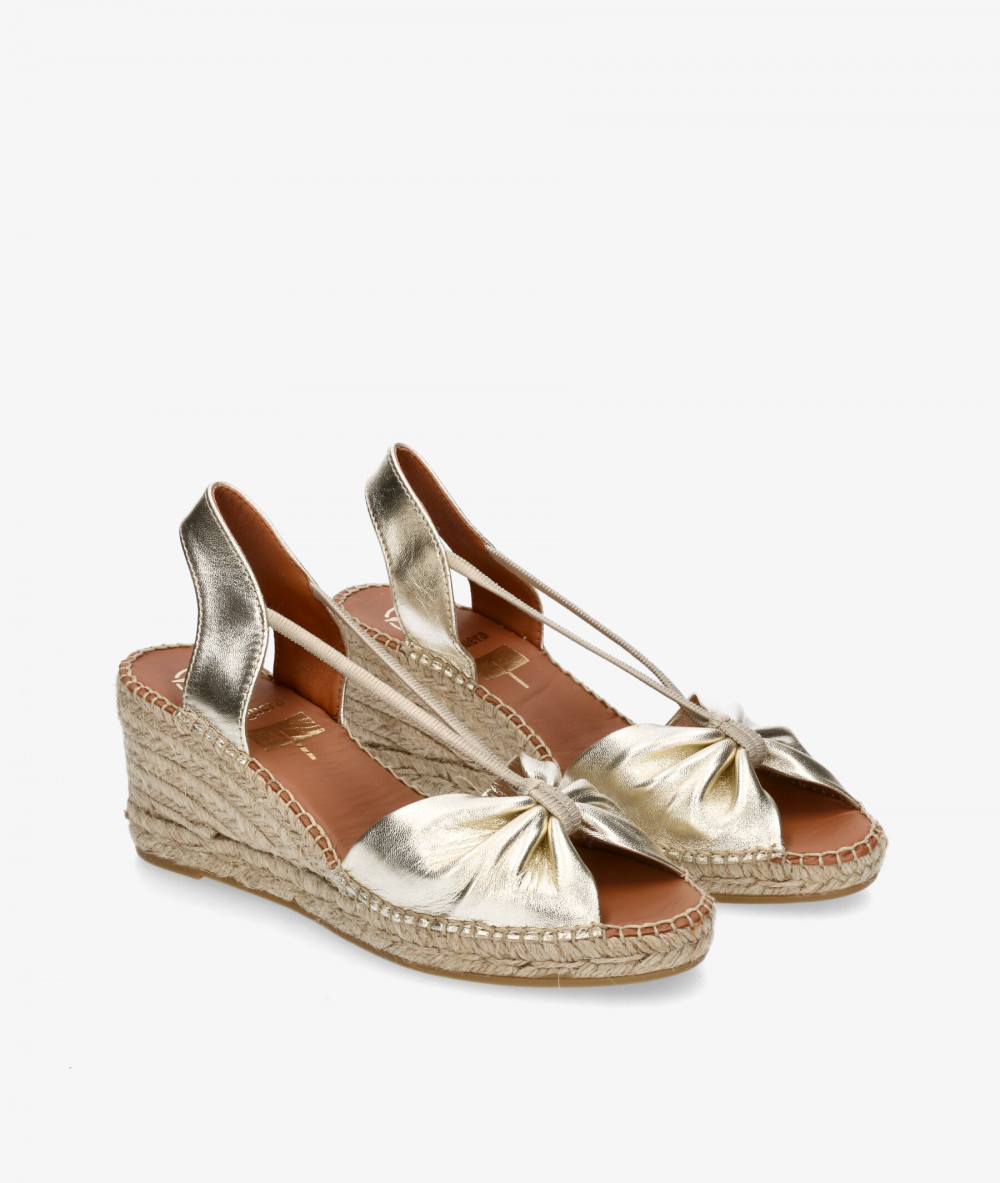 Viguera Espadrilles  1909 in gold
