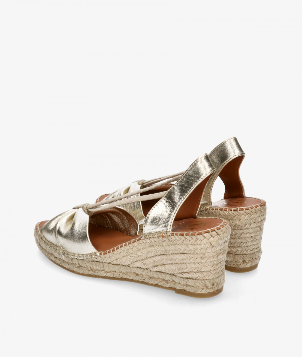 Viguera Espadrilles  1909 in gold