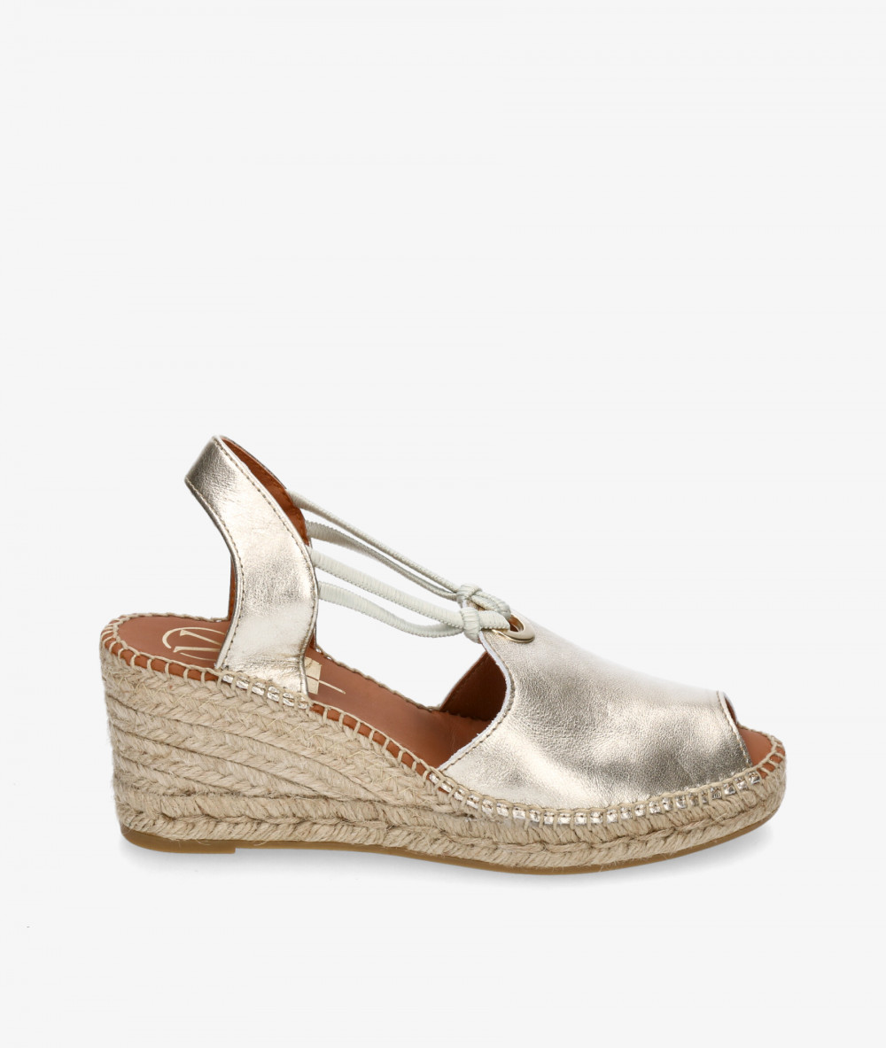 Viguera Espadrilles  2143 in platinum
