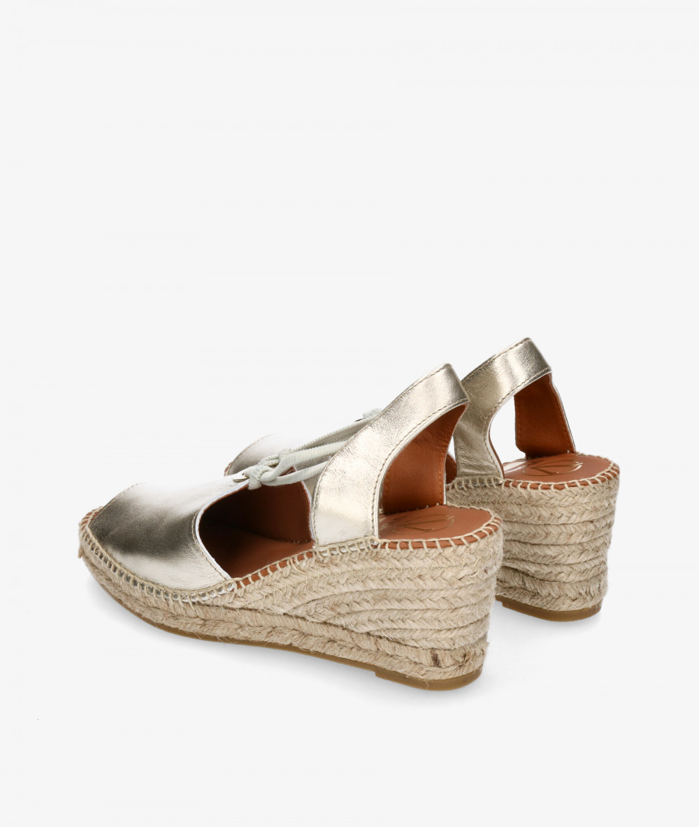 Viguera Espadrilles  2143 in platinum
