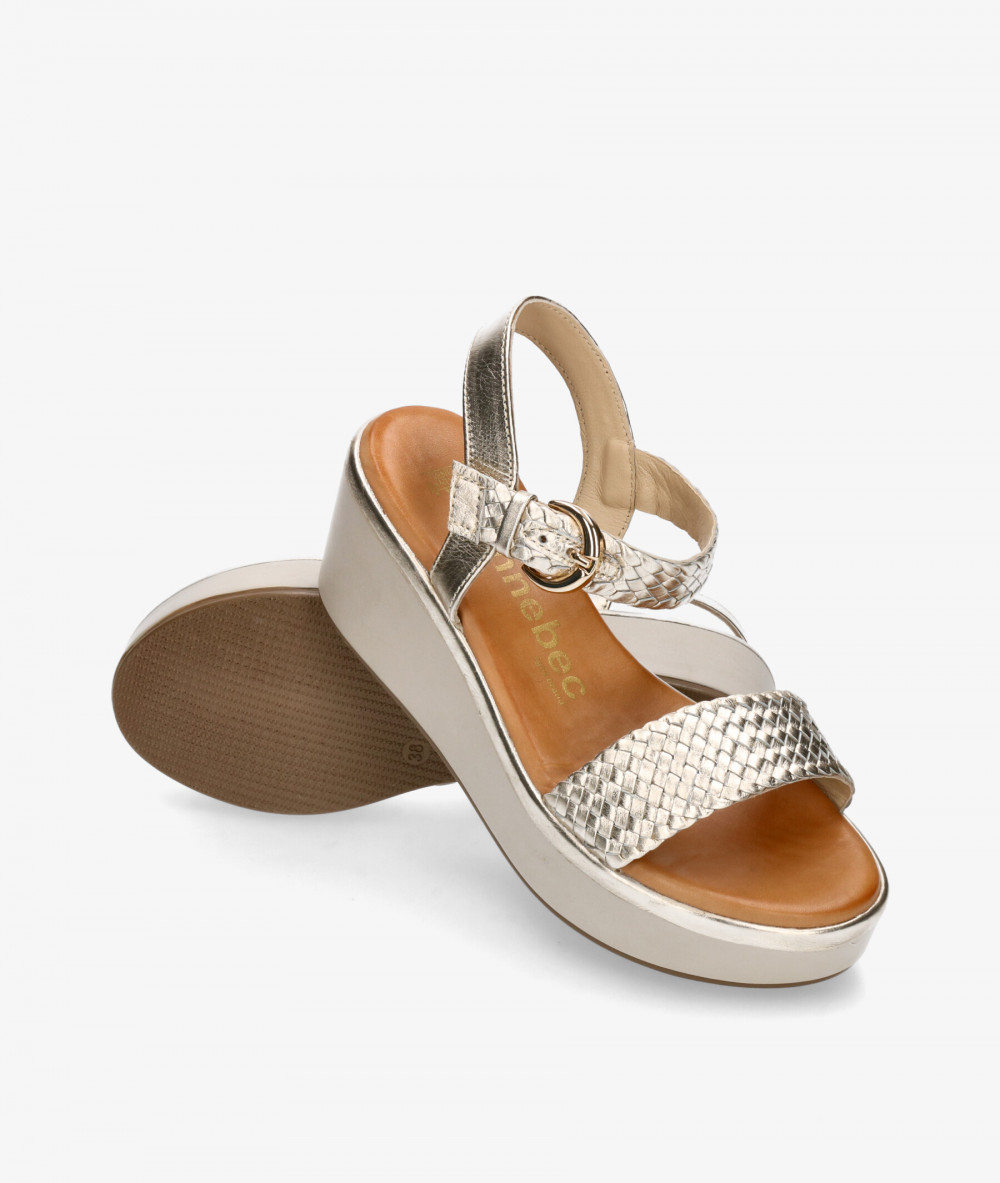 Kénnebec Sandals  77892 QUEBEC-505 in gold