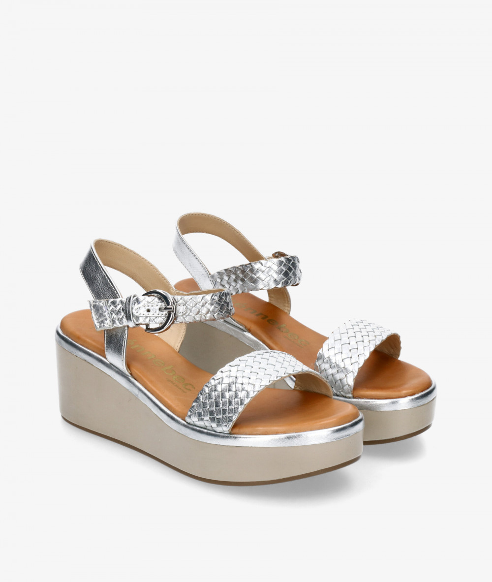 Kénnebec Sandals  77892 QUEBEC-505 in silver