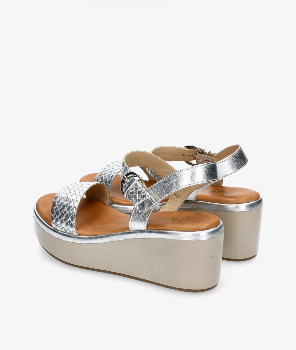Kénnebec Sandals  77892 QUEBEC-505 in silver