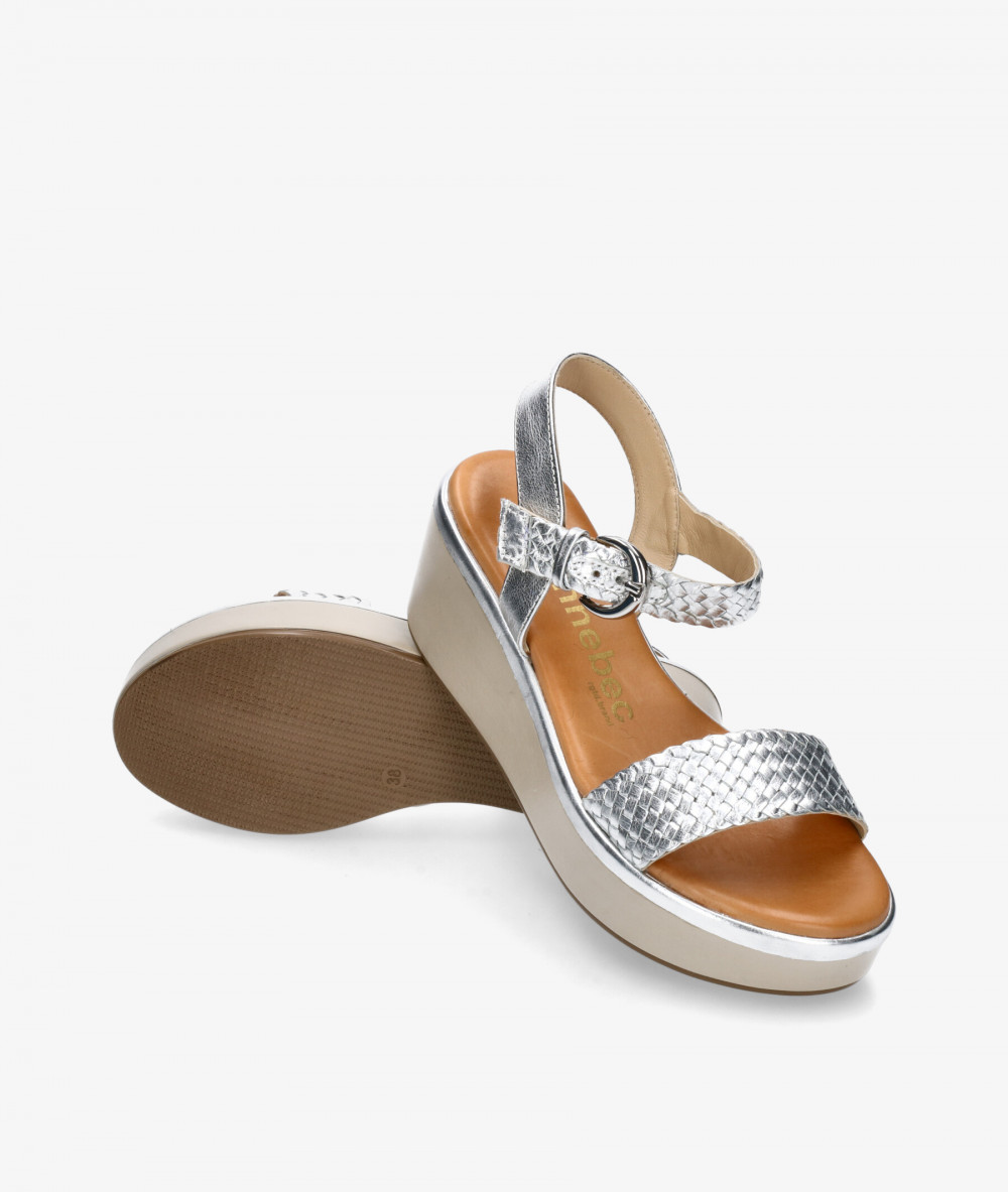 Kénnebec Sandals  77892 QUEBEC-505 in silver