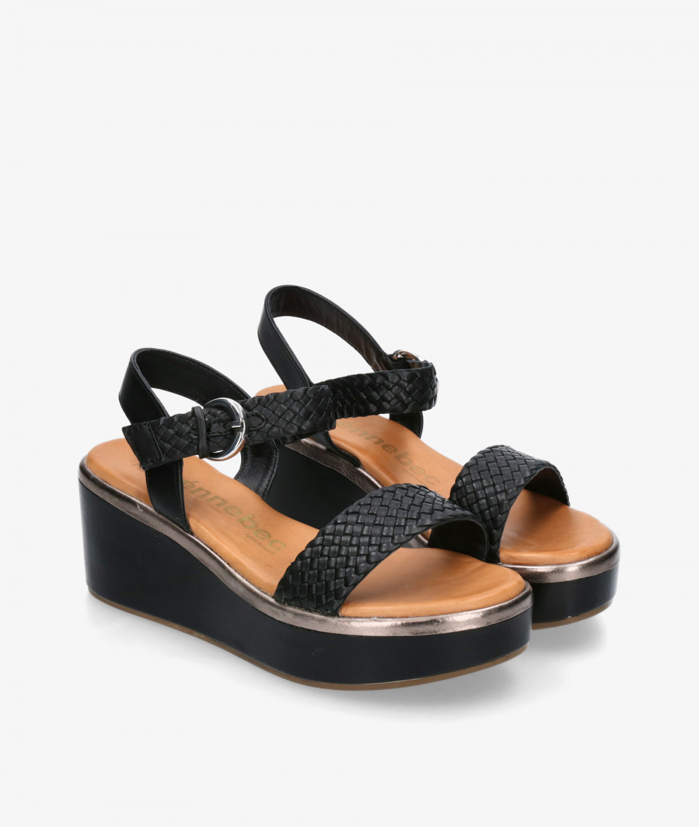 Kénnebec Sandals  77892 QUEBEC-505 in black