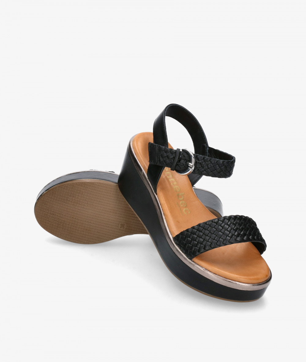 Kénnebec Sandals  77892 QUEBEC-505 in black