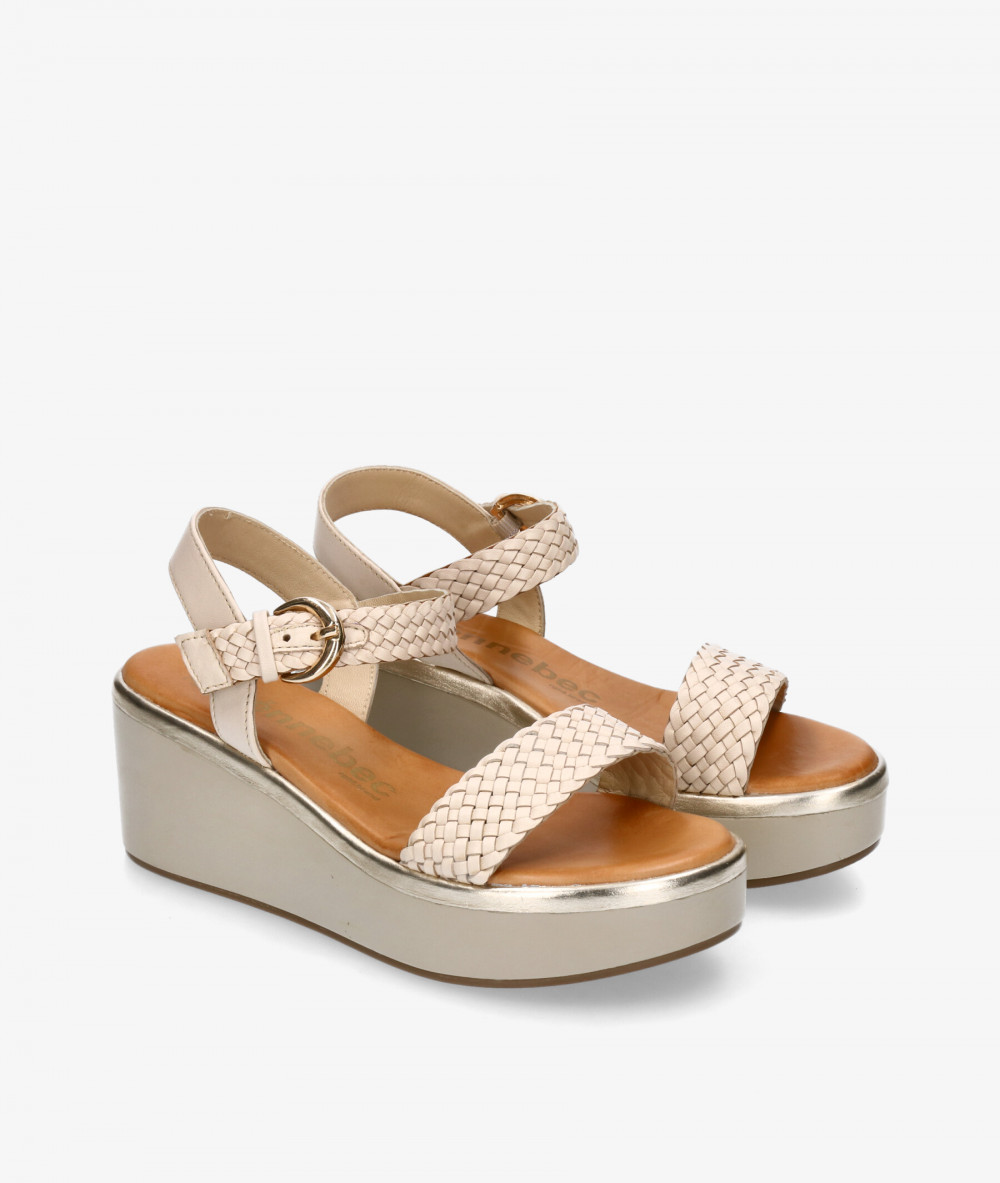 Kénnebec Sandals  77892 QUEBEC-505 in off-white