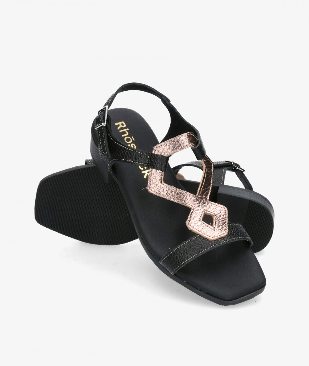 Rhostock Sandals  5345 in black